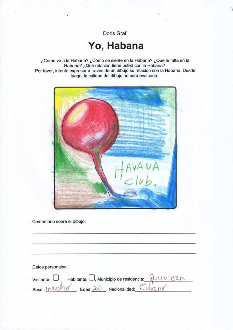 Zeichnung zum Projekt "Yo, Habana"